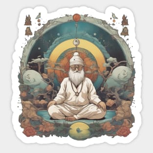 meditation Sticker